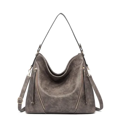 Women's Fashion New Handbag Shoulder Messenger Casual Large capacity Bag Grey - Shop at LoveMi