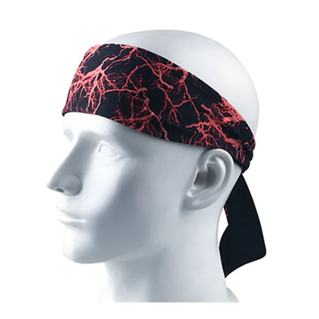 Fitness Anti Sweat Headband Lightning Red - Shop at LoveMi