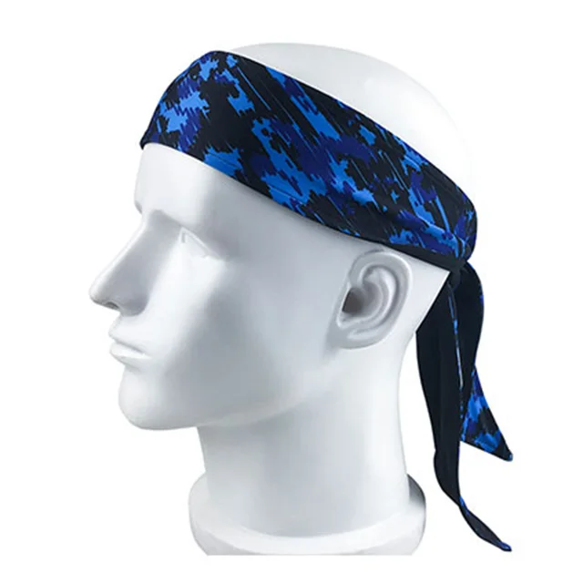 Fitness Anti Sweat Headband Sketch Blue - Shop at LoveMi