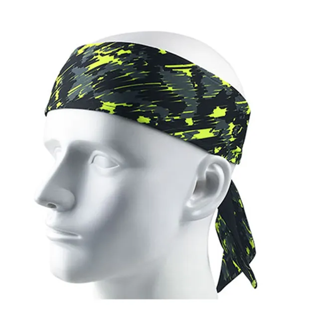 Fitness Anti Sweat Headband Sketch Green - Shop at LoveMi