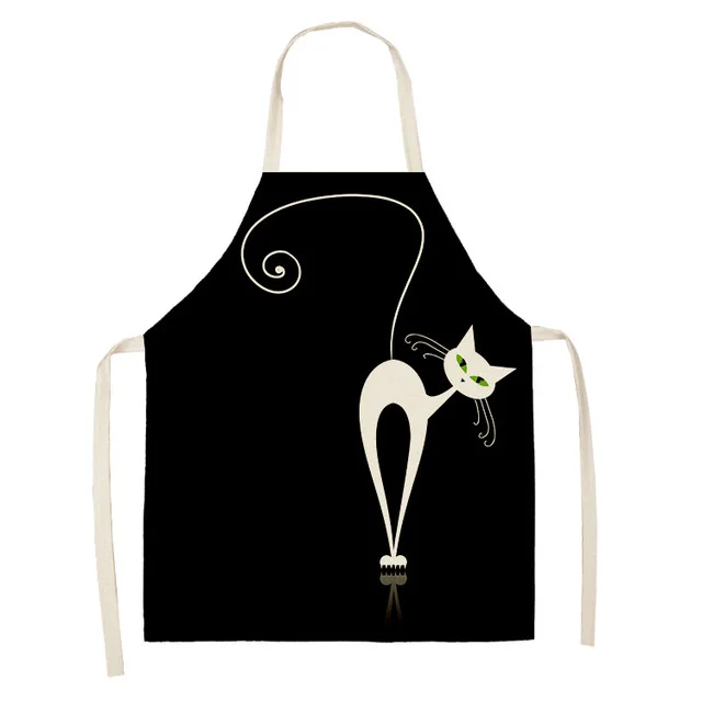 Cute Cartoon Cat In Apron N - Shop at LoveMi