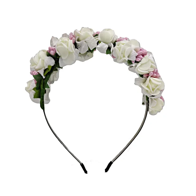 Bridal Headband, Wreath, Headdress, Wedding Accessories, Headband Purple - Shop at LoveMi