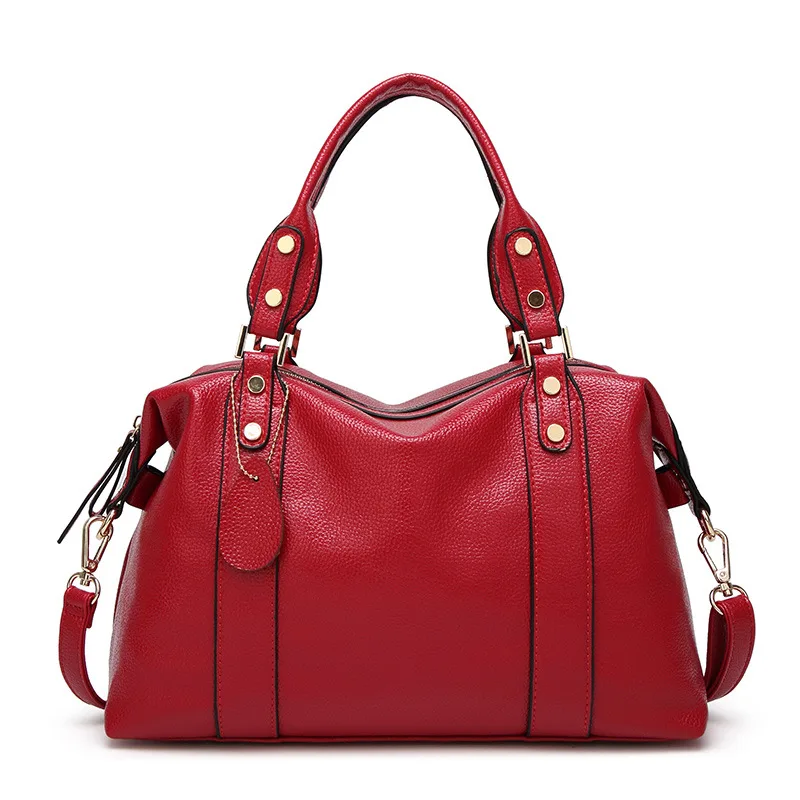 Fashion Women Bags Ladies Hand Bags Shoulder Bag Handbag Red - Shop at LoveMi