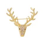 Golden Diamond Deer Head