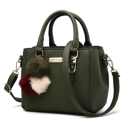 Small Handbags Korean Version Of The Trend Of Simple One shoulder Messenger Bag Green - Shop at LoveMi