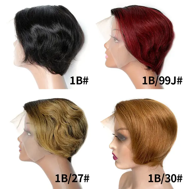 Reality Wig T shaped Transparent Front Lace Hand woven European And American Headgear 1B27 - Shop at LoveMi