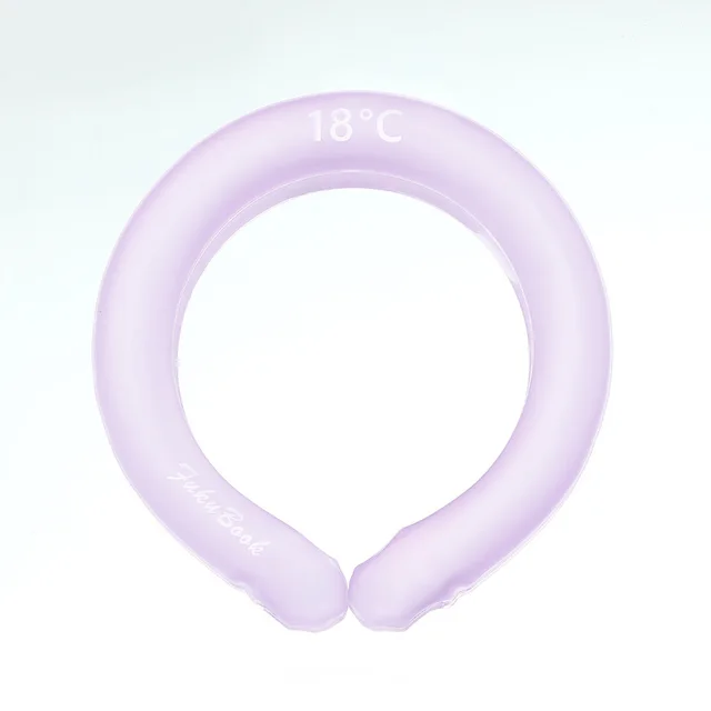 Summer Supplies Heatstroke Prevention And Cooling Artifact Ice Neck Outdoor Sports Cooling Ring Ice Cold Neck Collar Purple - Shop at LoveMi