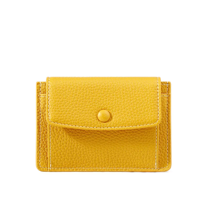 Card Holder Fashion Multifunctional Storage Coin Bag Creative Coin Purse Yellow - Shop at LoveMi