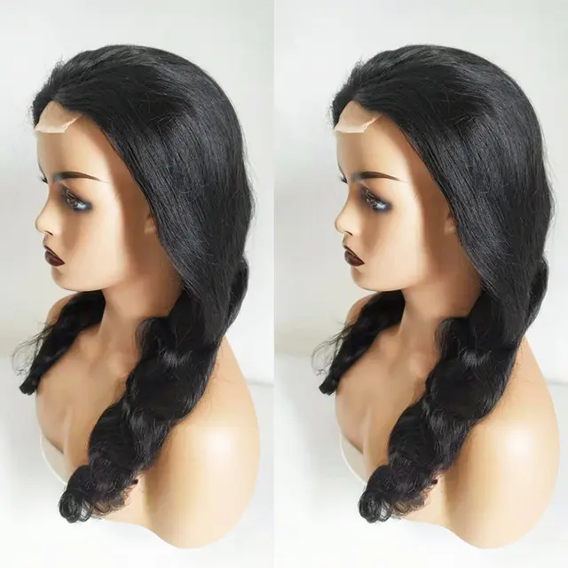 Lace Closure Wig Body Wave Human Hair Wigs 14Inch - Shop at LoveMi