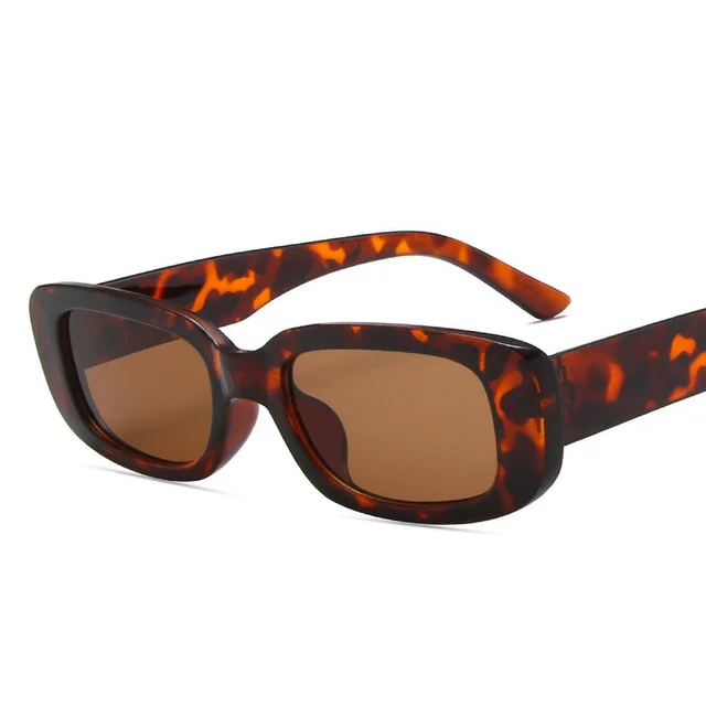 Fashion Cross border Marine Sunglasses Leopard Frame Tea Slices - Shop at LoveMi