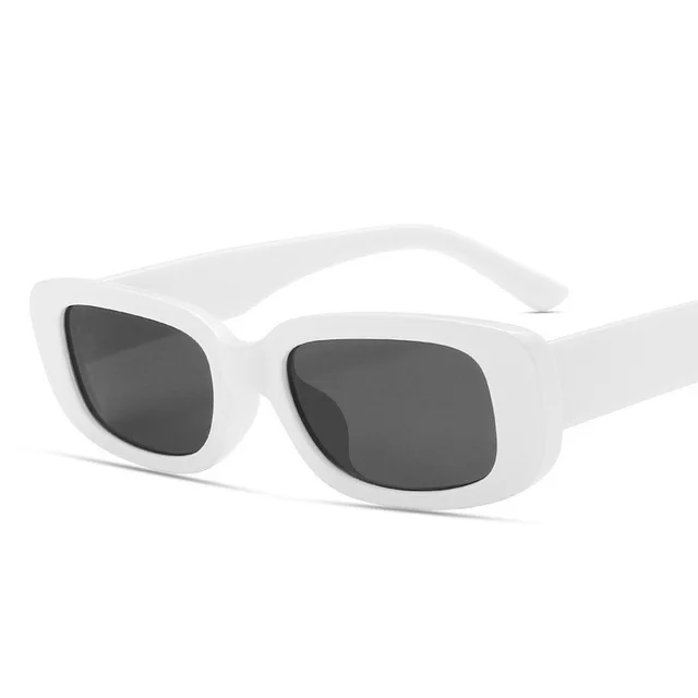 Fashion Cross border Marine Sunglasses Solid White Frame All Grey - Shop at LoveMi