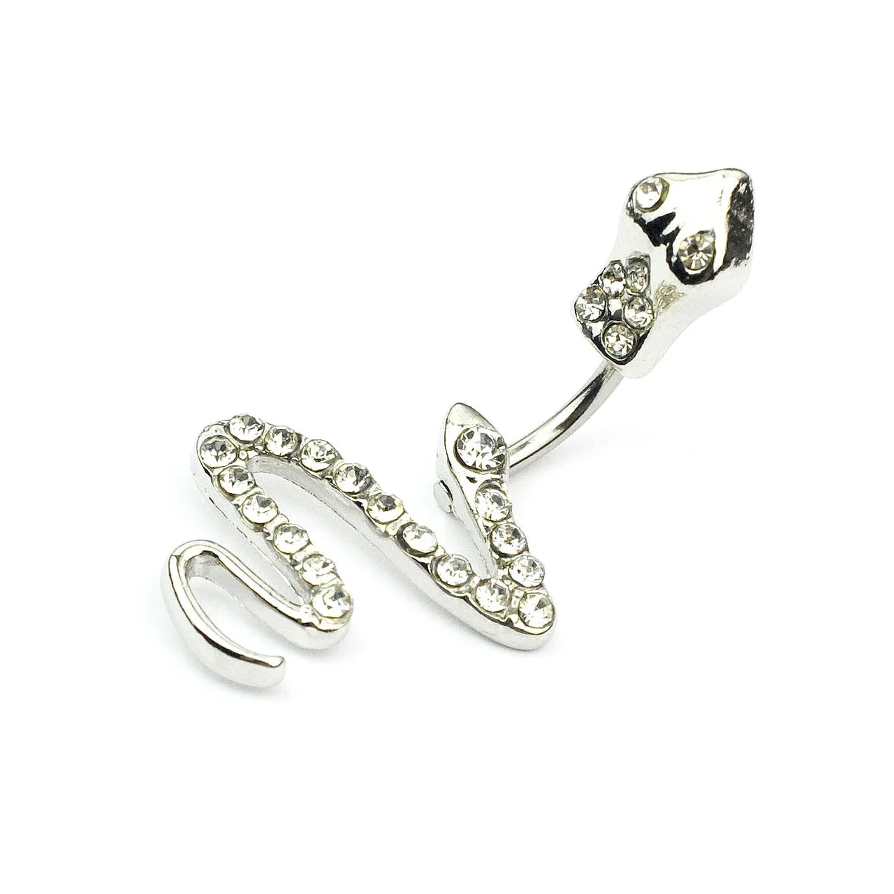 Inlaid Diamond Alphanumeric Navel Ring Navel Nail Spot Sales - 4Style