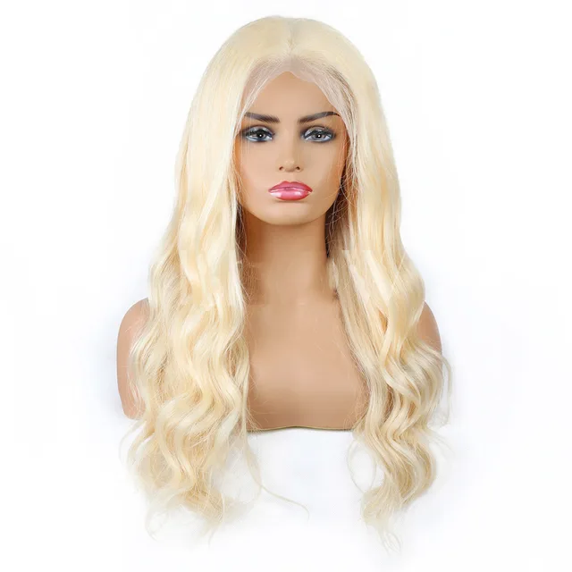 Semi Lace Real Wig Blond Headgear 16Inch - Shop at LoveMi