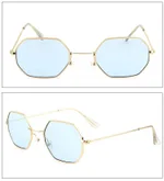 Gold Frame Blue Film