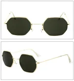 Gold Frame Dark Green Film