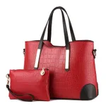 Female Bag Fashion Color Matching Picture Mother Bag Messenger Shoulder Handbag One Drop Delivery - Red