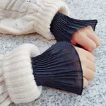 Black Pleated