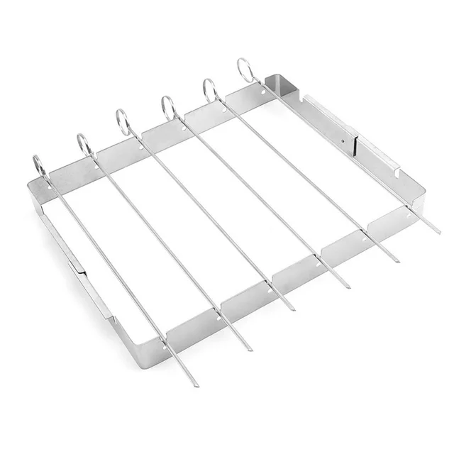 Outdoor Barbecue Utensils Stainless Steel Barbecue Sign With Foldable Barbecue Rack Picture Color - Shop at LoveMi