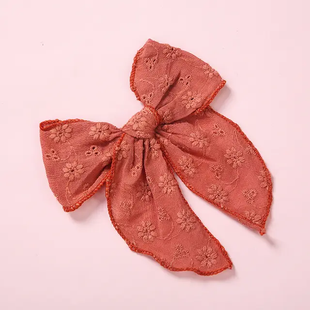 One Word Clip Color Cotton Baby Girl Hairpin 2Color - Shop at LoveMi