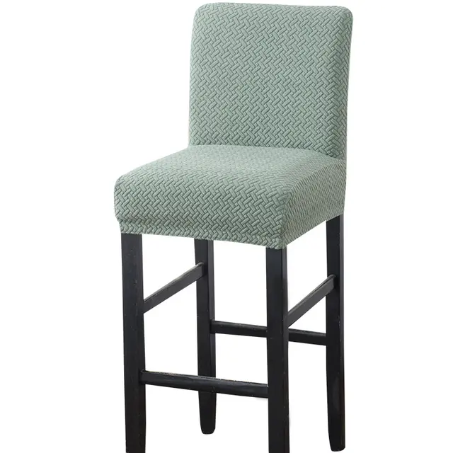 Brushed Twill Stretch High Stool Chair Cover Green - Shop at LoveMi