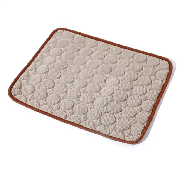 Pet Ice Mat Summer Pet Mat Dog Mat Cat Cooling Mat Pet Supplies Pet Cooling Supplies Pet Mat Brown - Shop at LoveMi