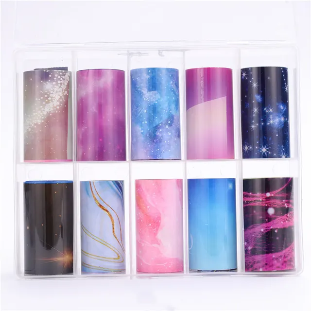 Transfer Paper Flower Star Sticker Net Red Nail Sticker 12 Style - Shop at LoveMi