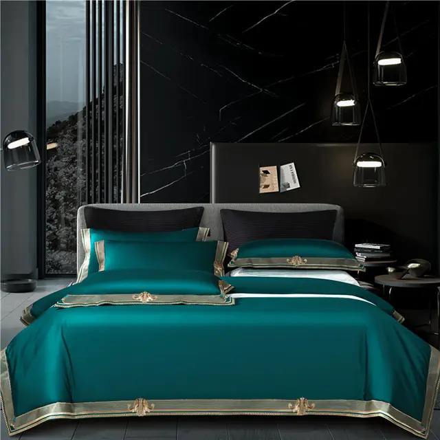 Cotton Pure Cotton Light Luxury Wine Red Bedding Green - Shop at LoveMi