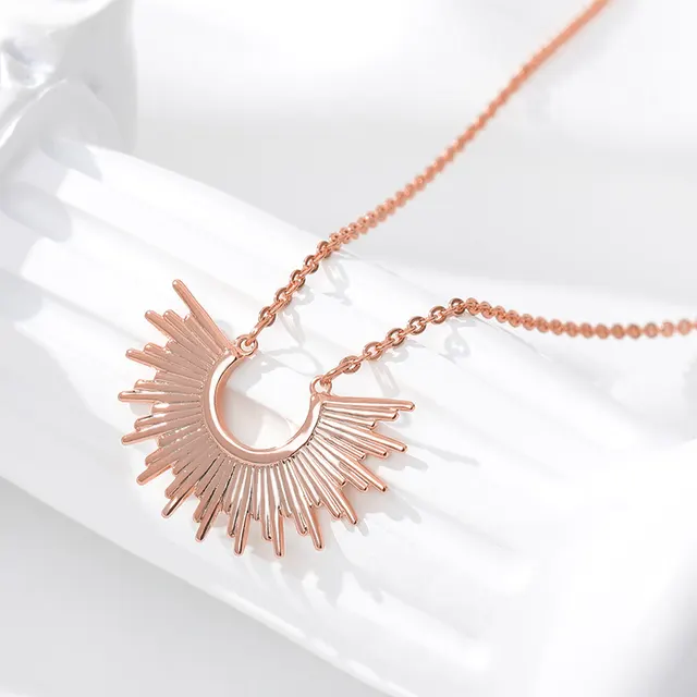 Ethnic Style Vintage Necklace Exaggerated Bohemian Tassel Pendant Rose Gold - Shop at LoveMi