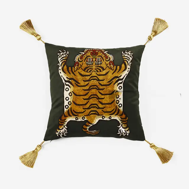Hall Sofa Throw Pillow Cushion Back Pillow Cover Tigerolive - Shop at LoveMi