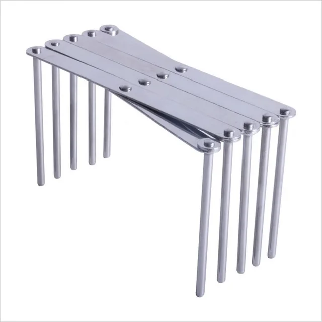 Stainless Steel Telescopic Rack Folding Kitchen Storage Dish Rack Silver - Shop at LoveMi