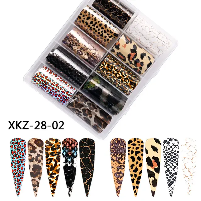 Nail Leopard Star Transfer Paper 2Style - Shop at LoveMi