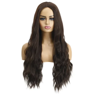 European And American Female Wigs, Wavy Curly Hair, Ladies Wig Head Black - Shop at LoveMi