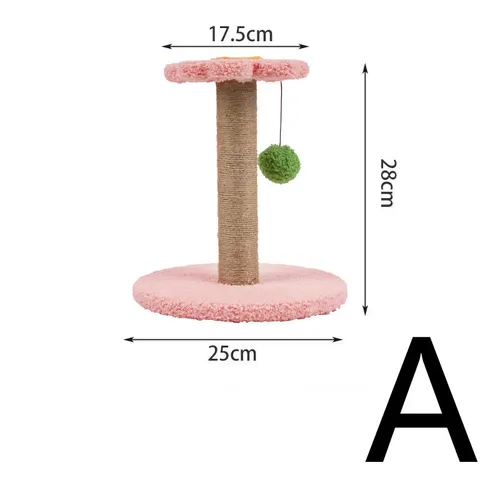 Small Cat Climbing Frame Cat Scratching Ball Sisal Column Resistant To Scratching And Biting - Shop at LoveMi