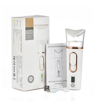 Portable Nano Spray Moisturizer Can Measure Skin Neutral White - Shop at LoveMi