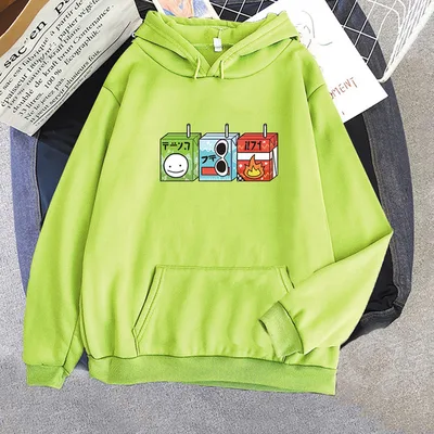 Dream Team Juice Boxes Print Hoodies Dream Smp Aesthetic Green - Shop at LoveMi