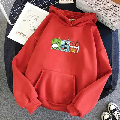 Dream Team Juice Boxes Print Hoodies Dream Smp Aesthetic Red - Shop at LoveMi