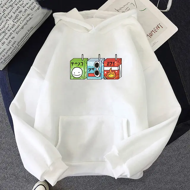 Dream Team Juice Boxes Print Hoodies Dream Smp Aesthetic White - Shop at LoveMi