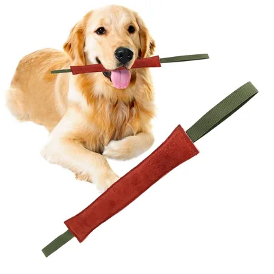 Dog Biting Stick Training Stick Biting Cowhide Biting Stick Training Dog Bite Force Training Picture Color - Shop at LoveMi