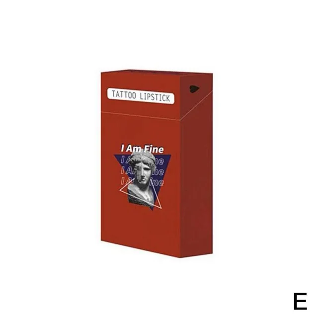 Cotton Swab Cigarette Case Lip Glaze Brown - Shop at LoveMi