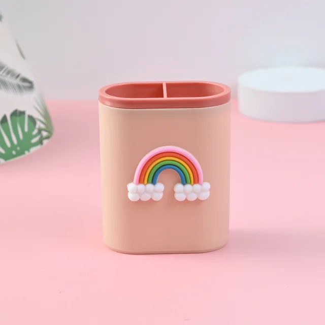 Cartoon Pen Holder Student Stationery Desktop Organizer Style C - Shop at LoveMi