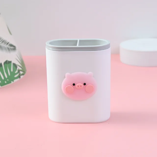 Cartoon Pen Holder Student Stationery Desktop Organizer Style J - Shop at LoveMi