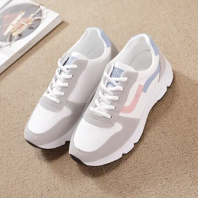 Women's Spring Sports Shoes Running Shoes Casual Shoes Bailan 35 Without Velvet - Shop at LoveMi