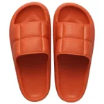 Sofa Slippers Outdoor Thick-soled Home Household Slippers Bathroom Bath - Orange - View 1