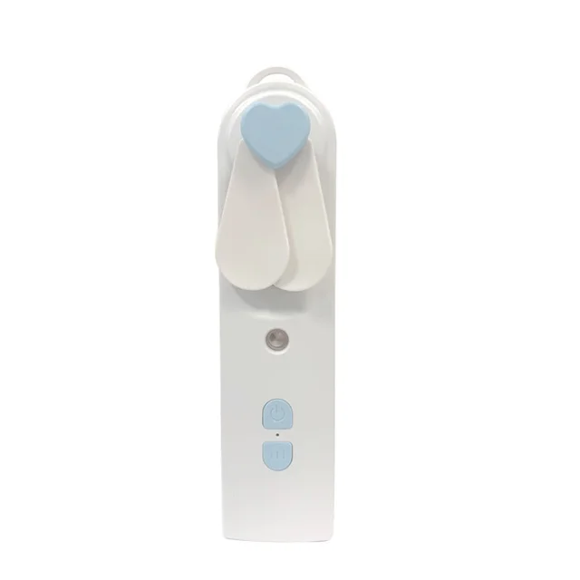 Handheld Mini Fan Moisturizing Spray Moisturizing Meter Blue - Shop at LoveMi