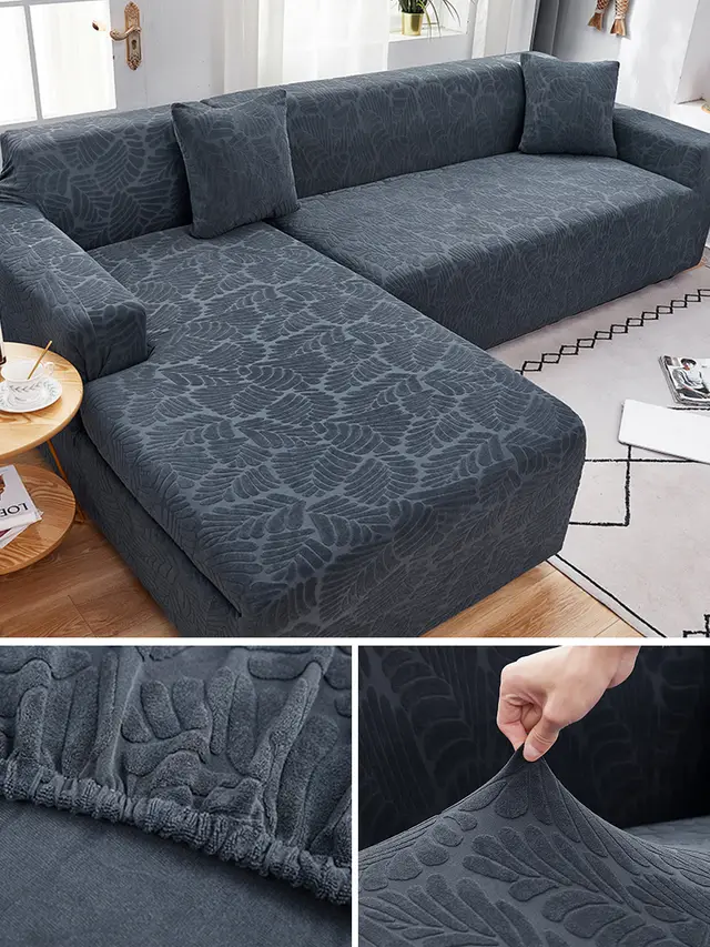 Stretch Sofa Cover Full Cover Living Room Sofa Cushion Towel Full Cover Cloth Style K - Shop at LoveMi