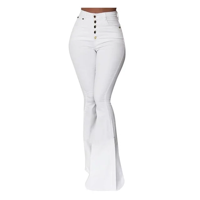 Pants New Pants Slim Casual Elegant Work Wear Pants Wome White - Shop at LoveMi