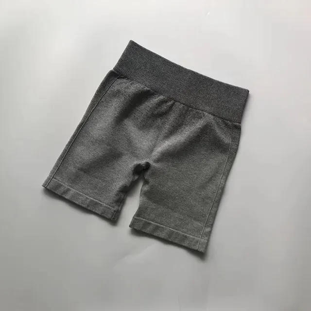 Anti light Fast drying Running Fitness Three point Pants High Waist Peach Yoga Pants Gradient Grey - Shop at LoveMi