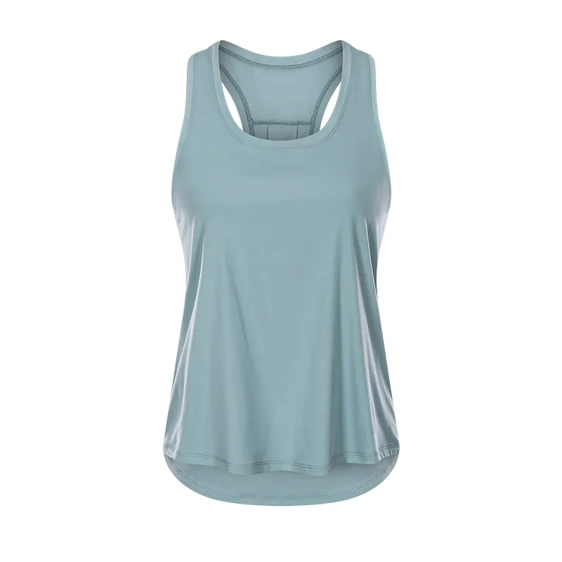 Summer New Style Loose And Simple I beautiful Vest Women Cyan - Shop at LoveMi
