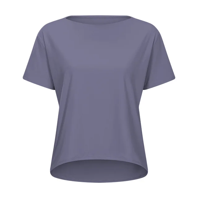 Fashion All match Drape Breathable Simple Loose Yoga Clothes Honey Grapefruit - Shop at LoveMi
