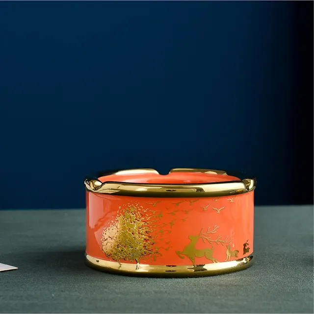 Anti fly Ash With Cover For Home Living Room And Office Orange - Shop at LoveMi